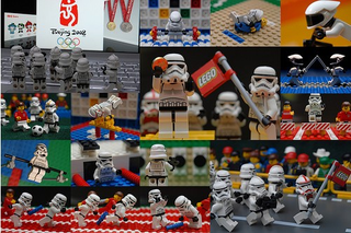 Illustration for article titled Imperial Sportstroopers Invade the Beijing Olympics